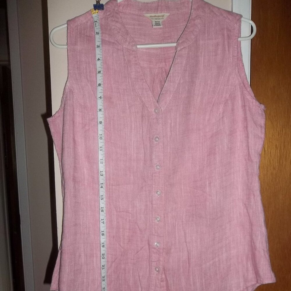 Weatherproof Linen blend sleeveless top